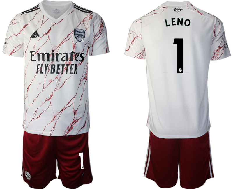 Men 2020-2021 club Arsenal away #1 white Soccer Jerseys